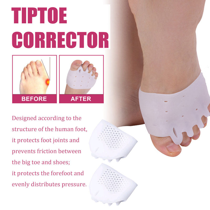 Five-Hole Honeycomb Front Pad For Big Toe Valgus And Split Toe Toe Tuffs