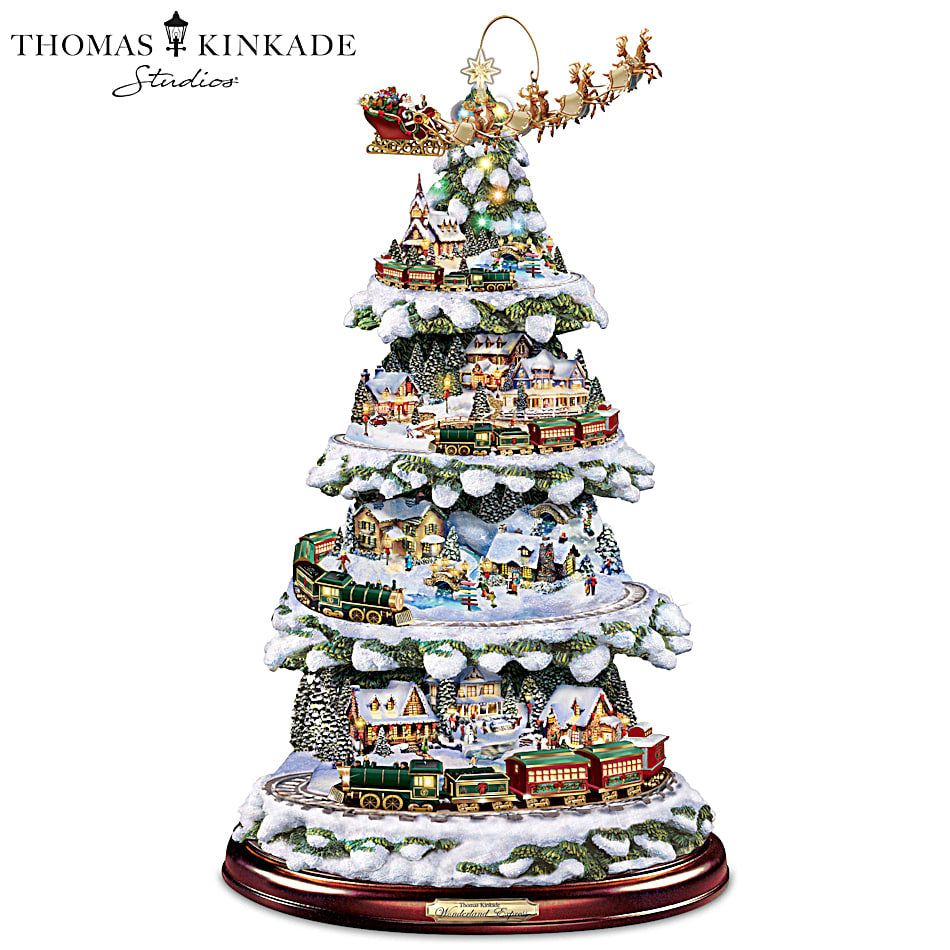 Tree With Lights, Moving Train, Music Ambience Stickers