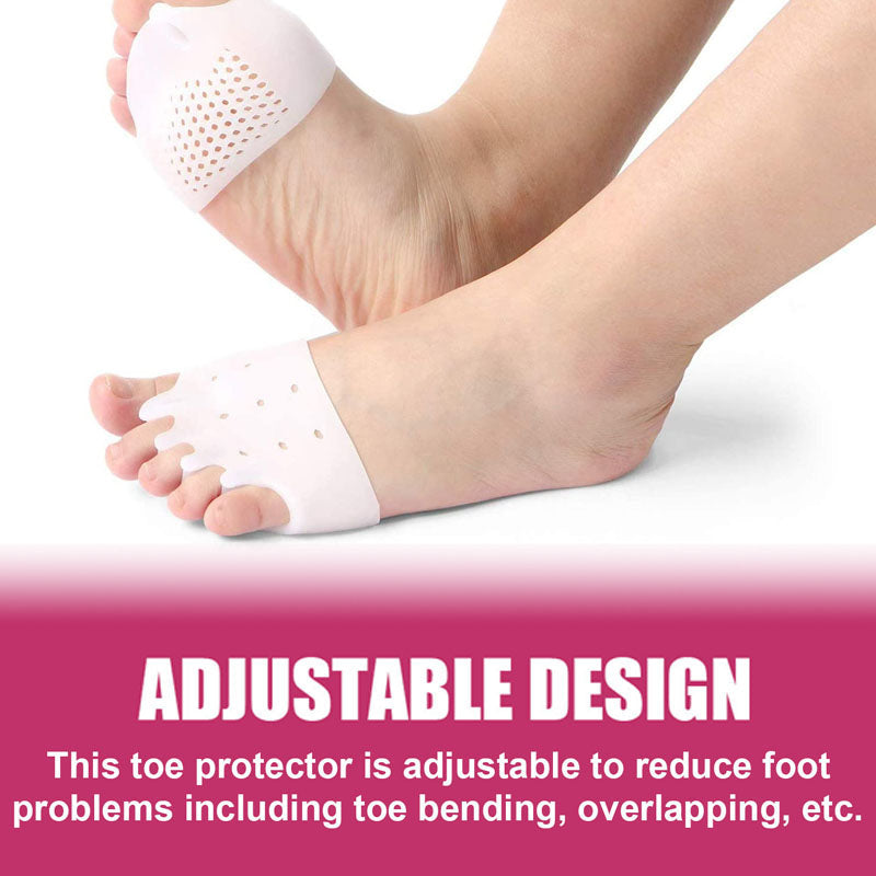 Five-Hole Honeycomb Front Pad For Big Toe Valgus And Split Toe Toe Tuffs