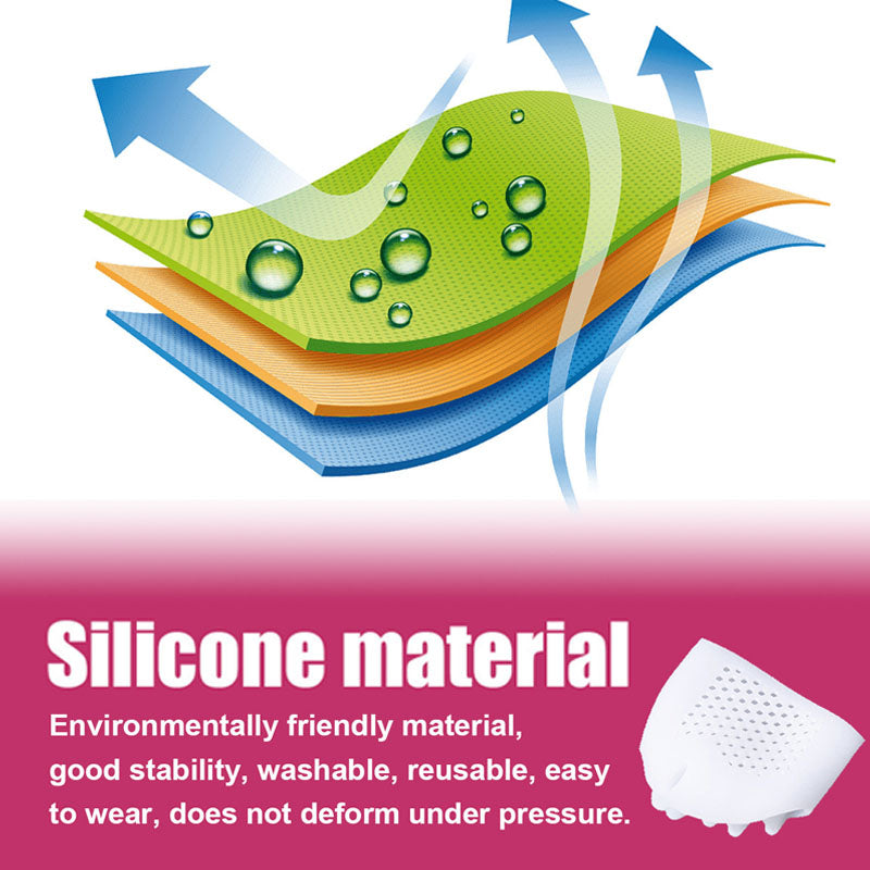 Five-Hole Honeycomb Front Pad For Big Toe Valgus And Split Toe Toe Tuffs