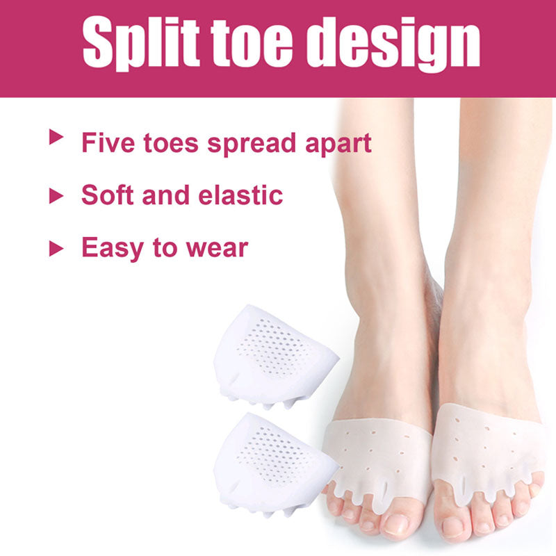 Five-Hole Honeycomb Front Pad For Big Toe Valgus And Split Toe Toe Tuffs