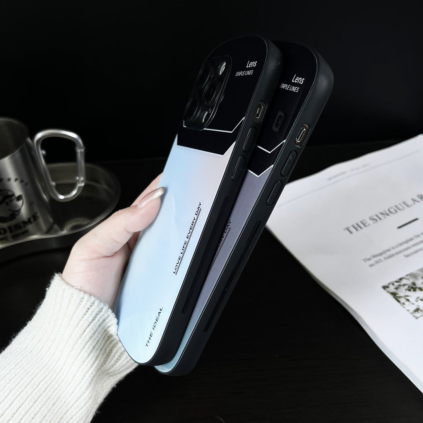 ✨Acquista 1 Custodia Per iPhone Di Lusso Leggera E Resistente Alle Cadute 1📲 Con Lenti Sfumate