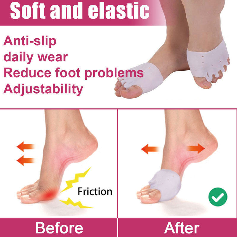 Five-Hole Honeycomb Front Pad For Big Toe Valgus And Split Toe Toe Tuffs