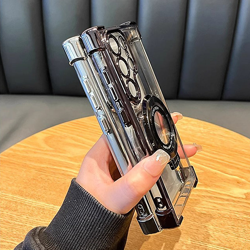 Suitable For Samsung Series Electroplated Magnetic Gradient Glitter Mobile Phone Cases