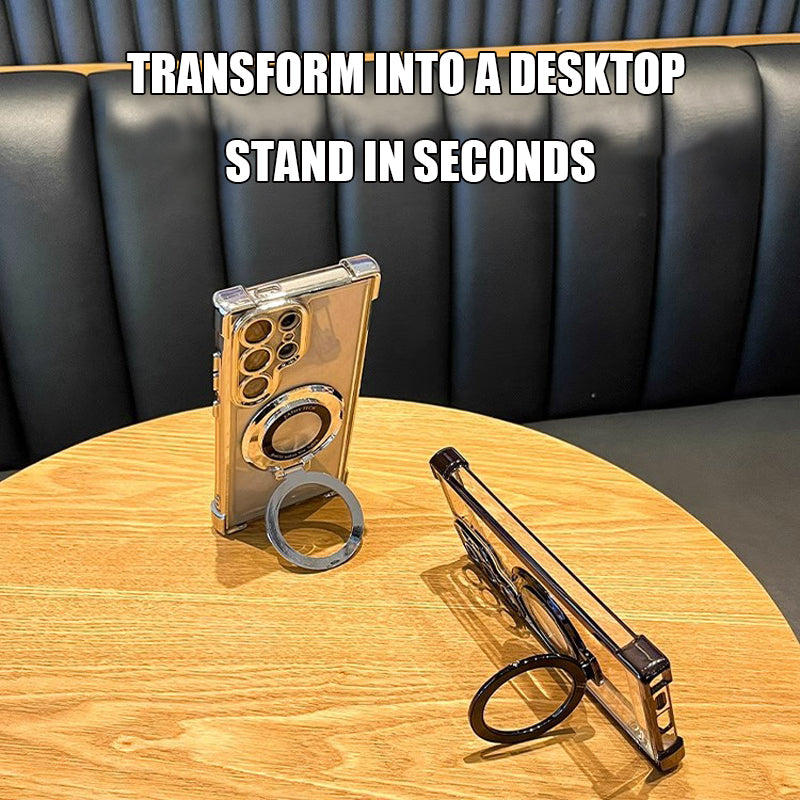 Suitable For Samsung Series Electroplated Magnetic Gradient Glitter Mobile Phone Cases