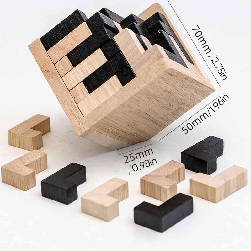 Wood Intelligence Toy Brain Teaser Game 🎅 Julegaveidé! 🎁