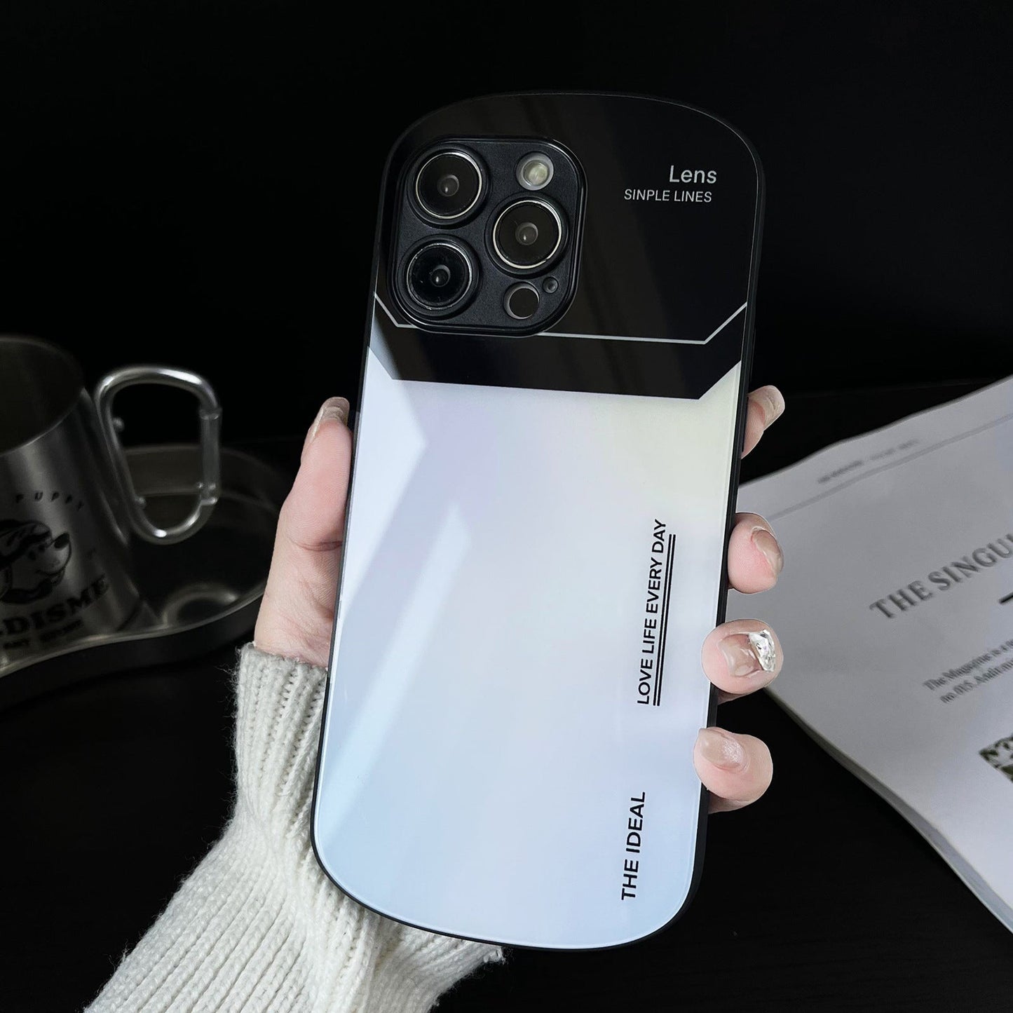 ✨Acquista 1 Custodia Per iPhone Di Lusso Leggera E Resistente Alle Cadute 1📲 Con Lenti Sfumate