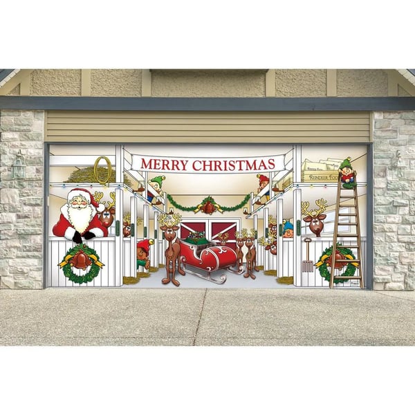 🔥Christmas Sale-49%OFF🔥Snow garage door banner ornament