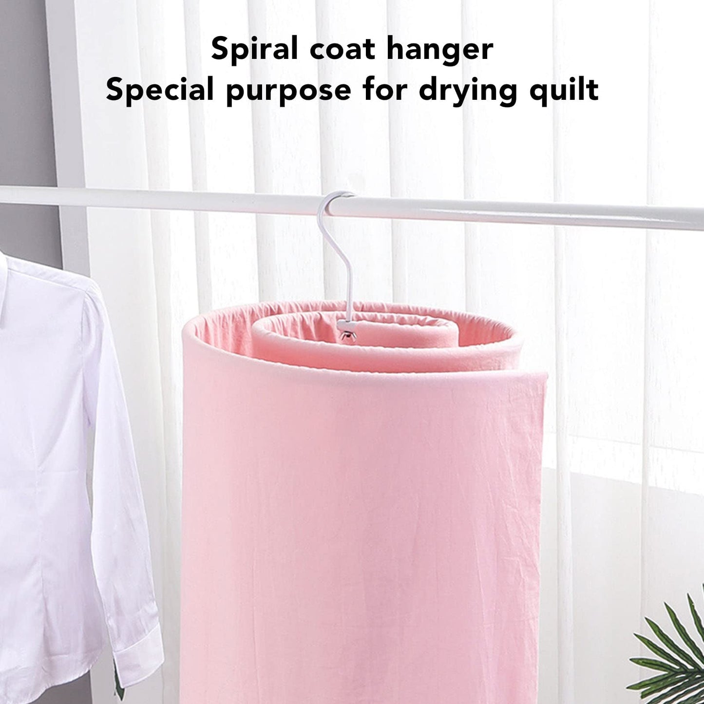 Quilt Drying Artifact Spiral Clothes Drying Rack