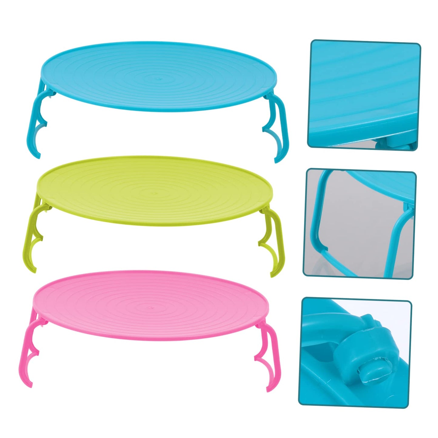 Double Layer Insulated Tray Storage Rack Pot Holder