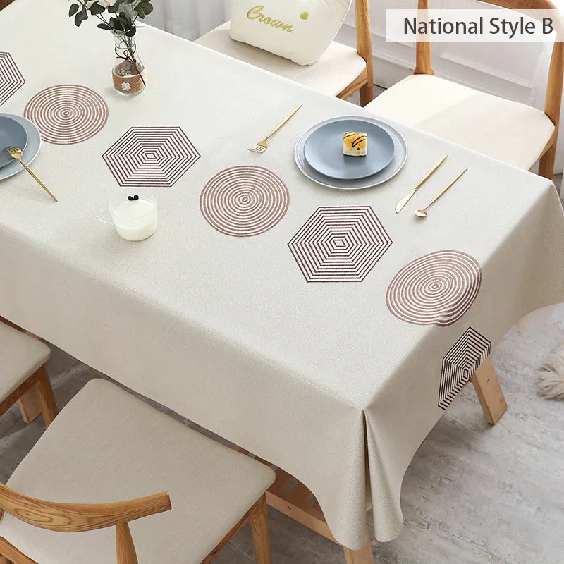 Anti-Severe Oil Stain Tablecloth/coffee table mat