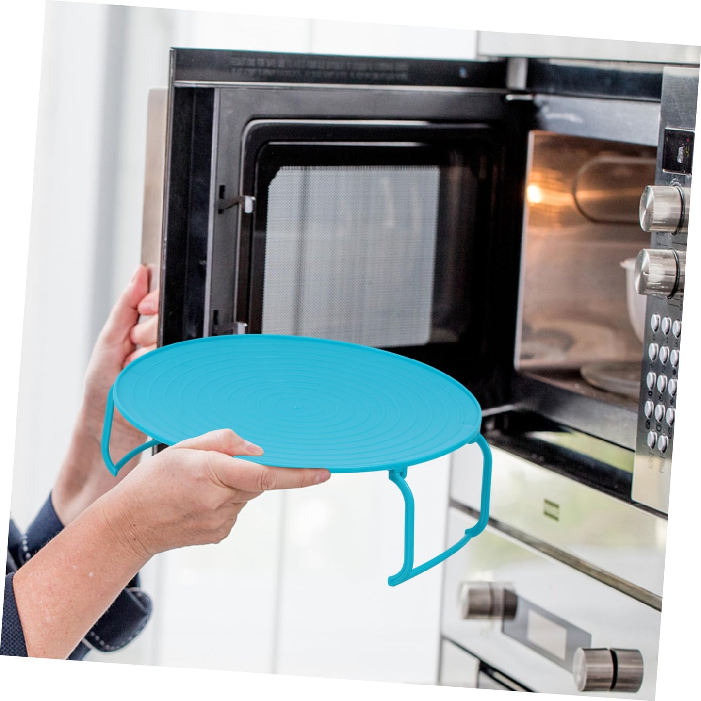 Double Layer Insulated Tray Storage Rack Pot Holder