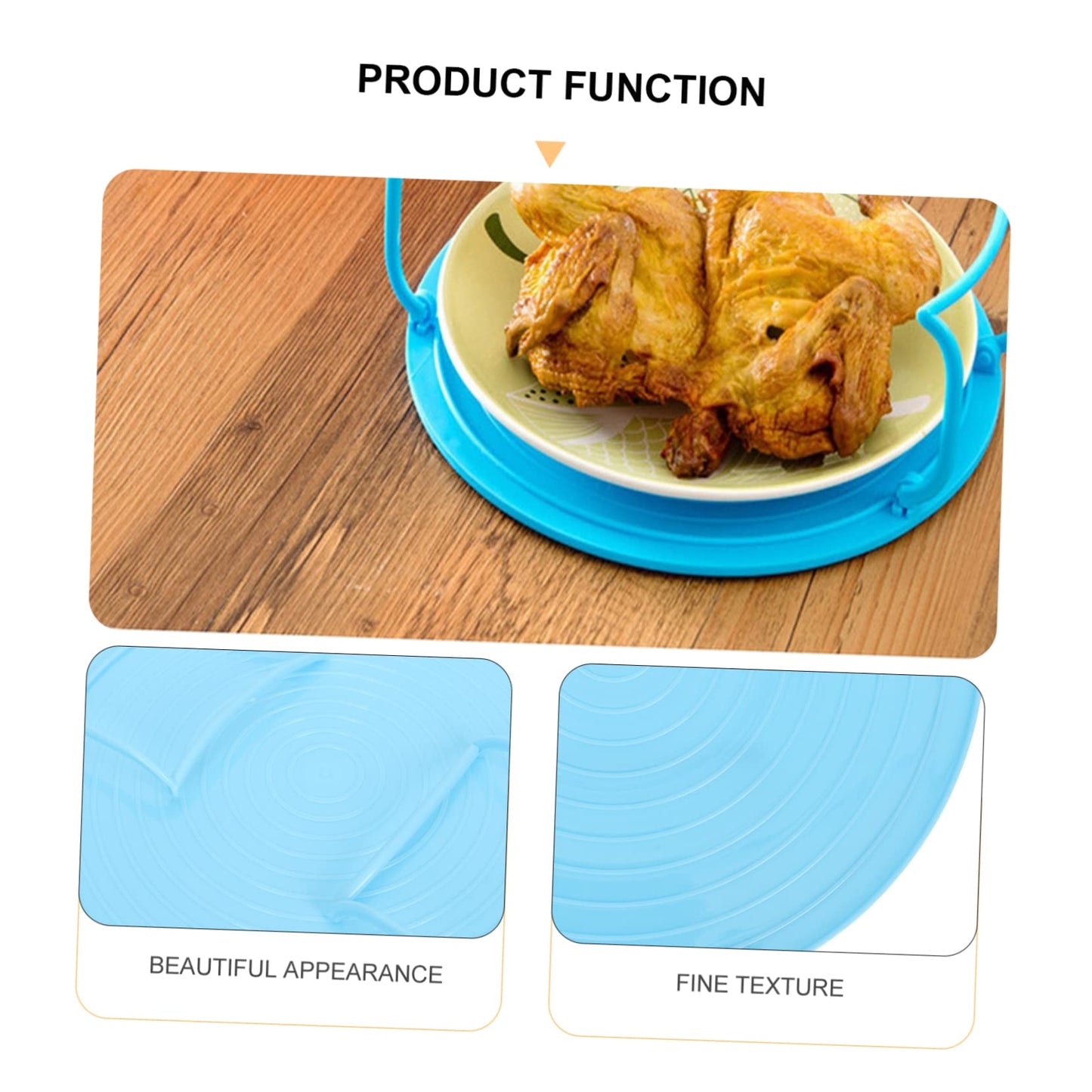Double Layer Insulated Tray Storage Rack Pot Holder