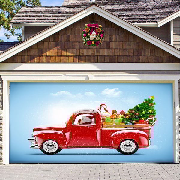 🔥Christmas Sale-49%OFF🔥Snow garage door banner ornament