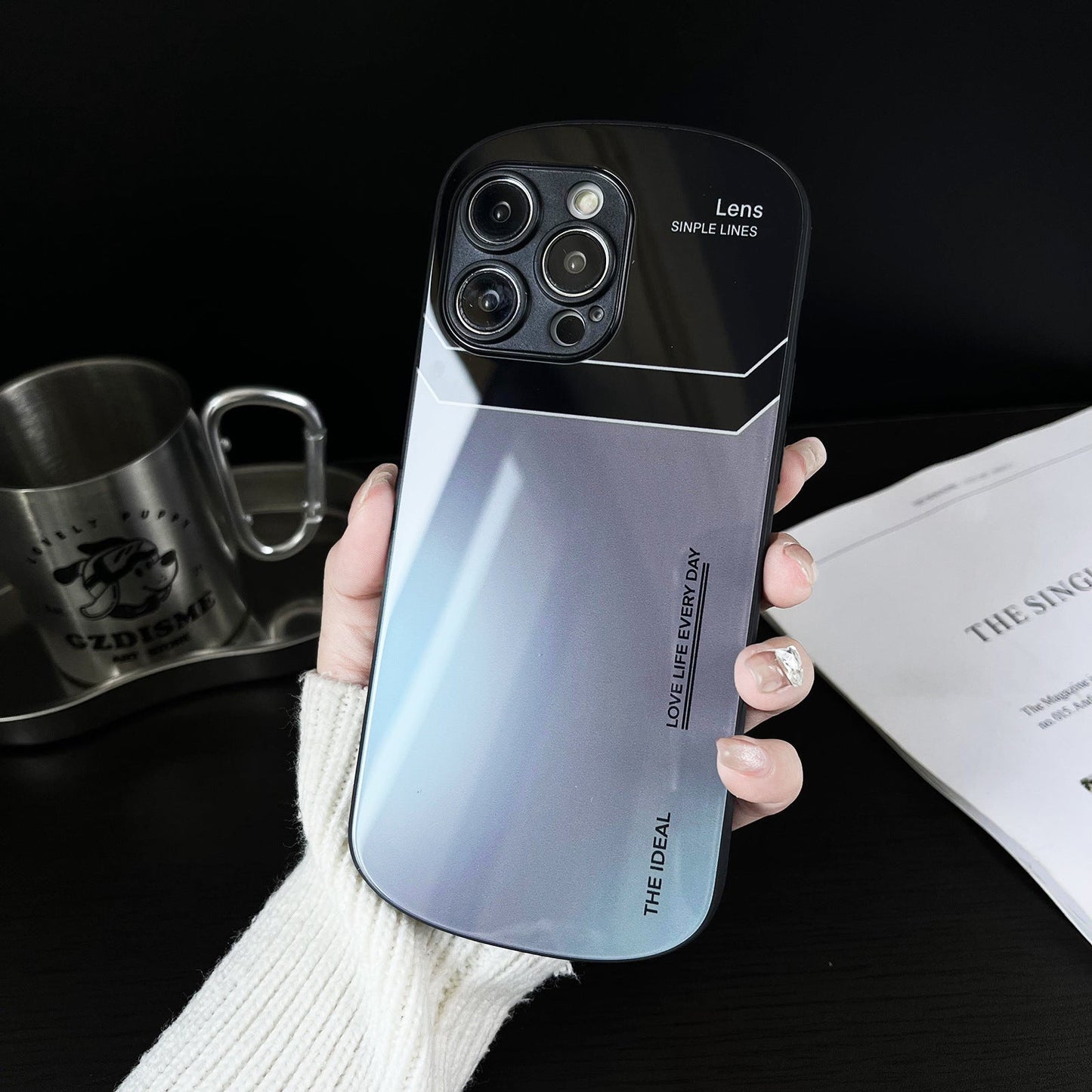 ✨Acquista 1 Custodia Per iPhone Di Lusso Leggera E Resistente Alle Cadute 1📲 Con Lenti Sfumate