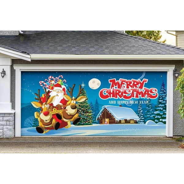 🔥Christmas Sale-49%OFF🔥Snow garage door banner ornament