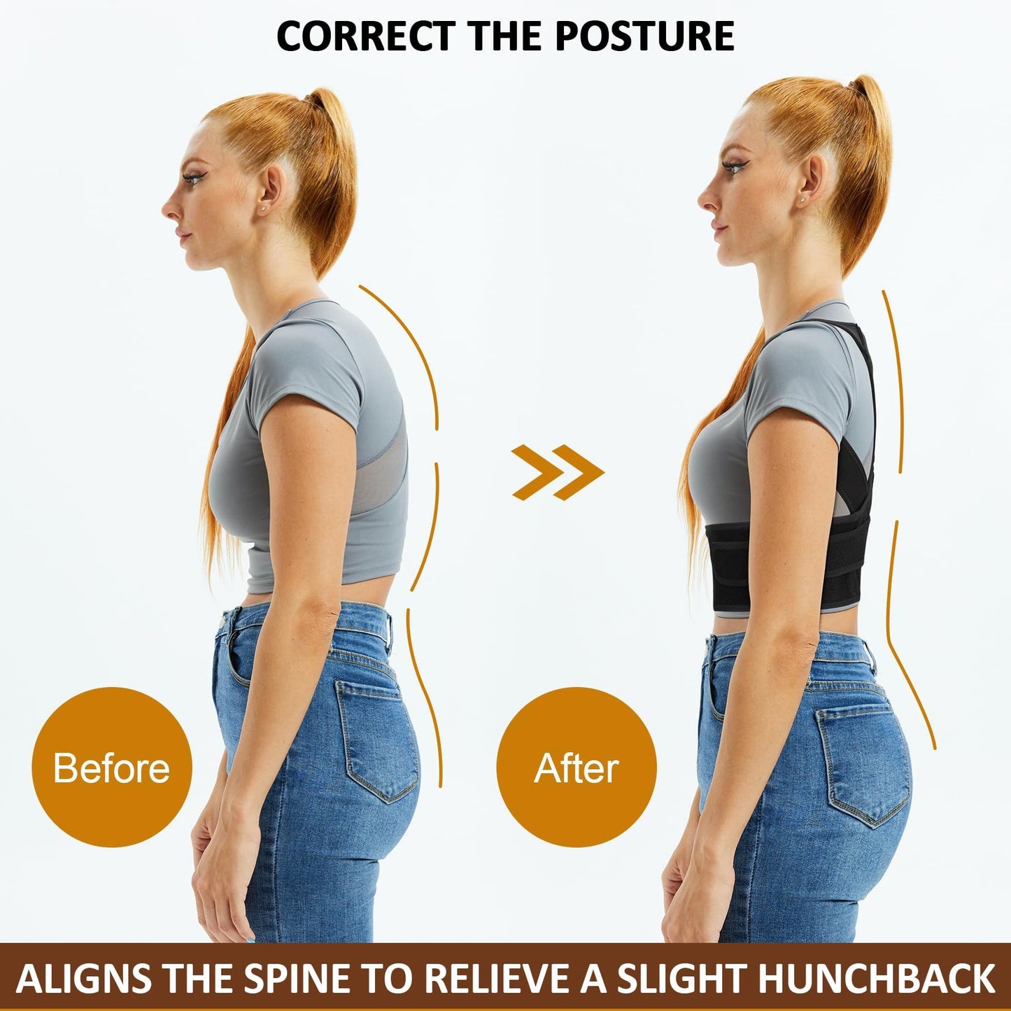 Anti-Hunchback Correction Belt For Adults