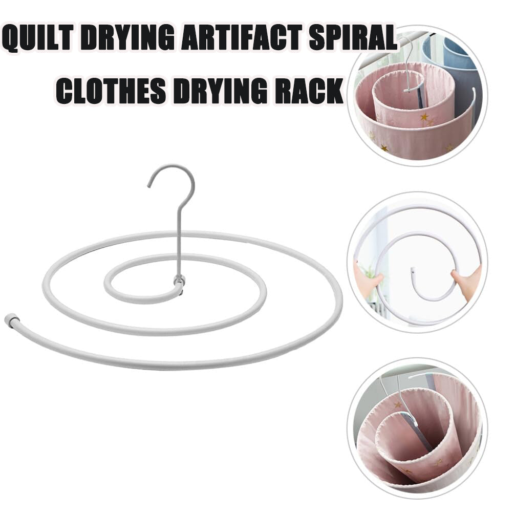 Quilt Drying Artifact Spiral Clothes Drying Rack