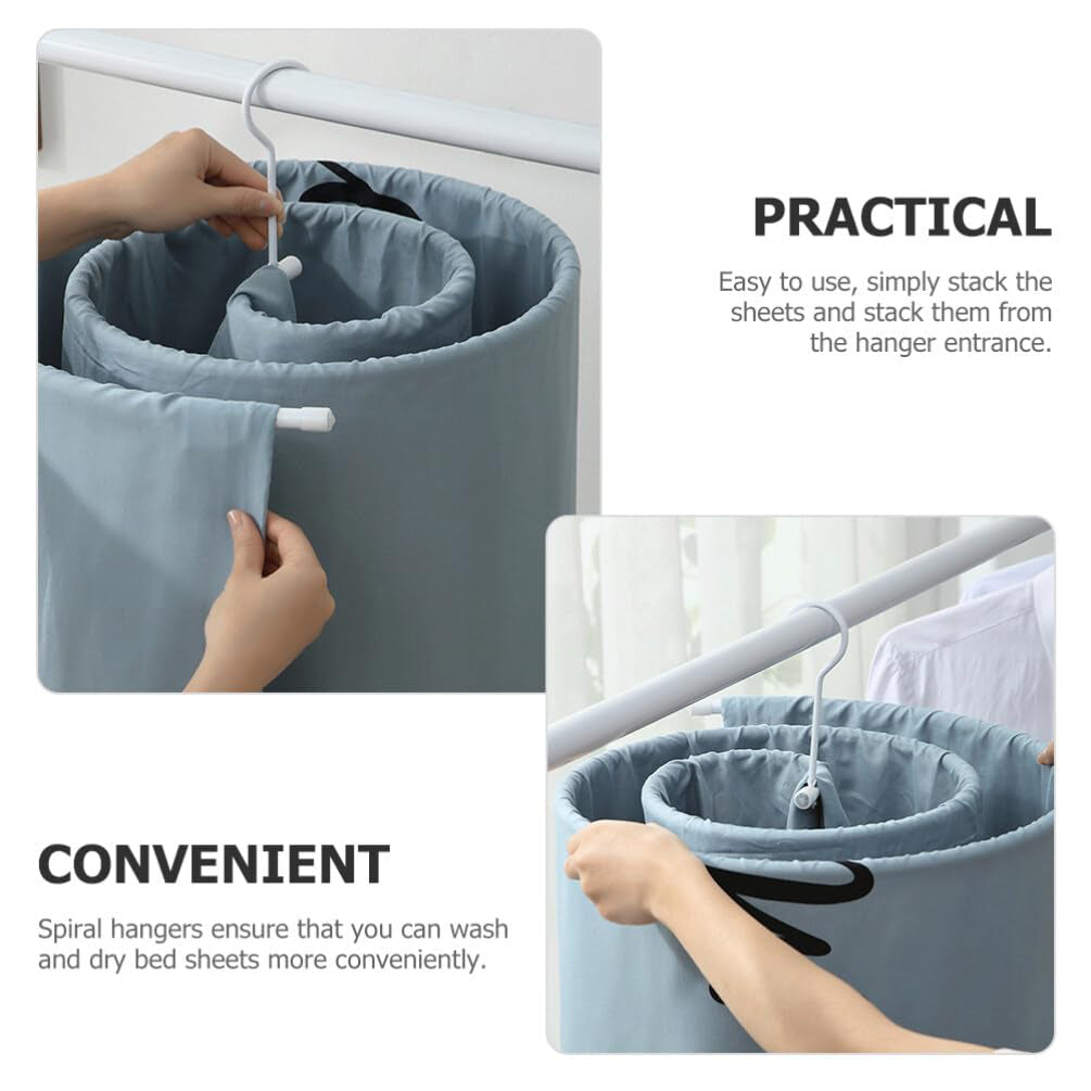 Quilt Drying Artifact Spiral Clothes Drying Rack