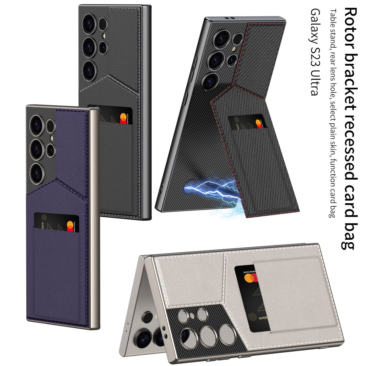 🔥🚀Hot Sale🚀🔥2024 NEW Design Standing Phone Holder Case+Wallet /Samsung 24 Ultra💥