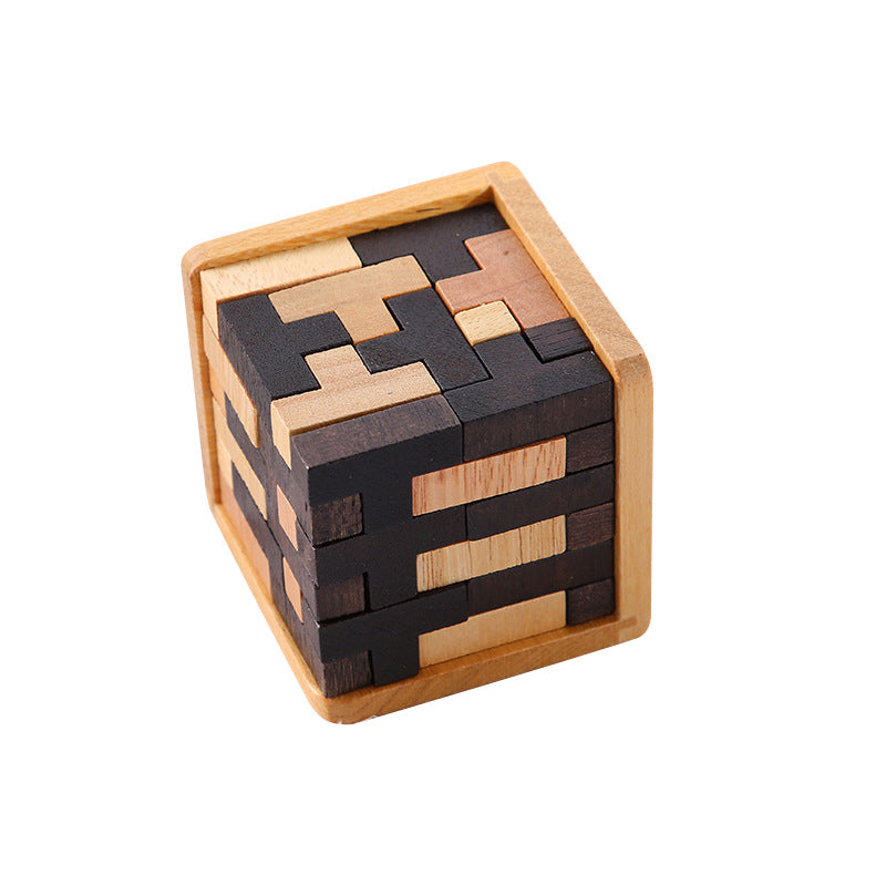 Wood Intelligence Toy Brain Teaser Game 🎅 Julegaveidé! 🎁