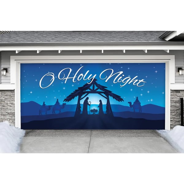 🔥Christmas Sale-49%OFF🔥Snow garage door banner ornament