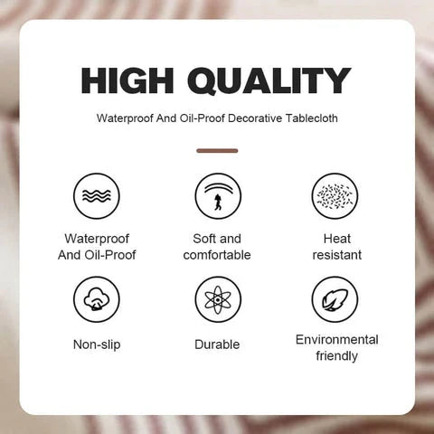 Anti-Severe Oil Stain Tablecloth/coffee table mat